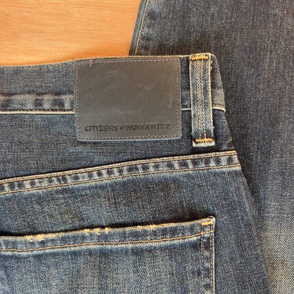 Citizens of Humanity Noah men's skinny jeans size 34 medium dark stone wash L27 - Picture 3 of 6